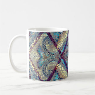 Mug Art mosaïque : Motif de tuiles Rhombus