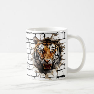 Mug Art mural du tigre 3D – Safari réaliste