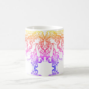 Mug Art nouveau Alphonse Mucha salon femme coloré