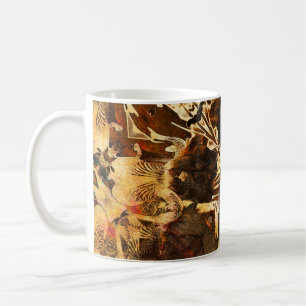 Mug Art nouveau : Brown doré Vintage