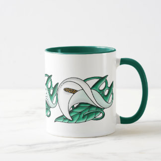 Mug Art Nouveau calla lily