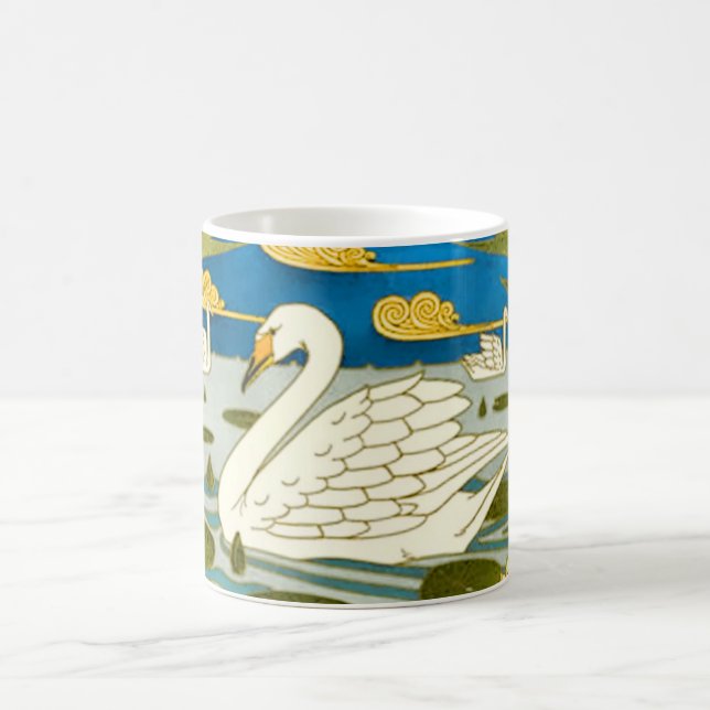 Mug Art Nouveau de cygne (Centre)