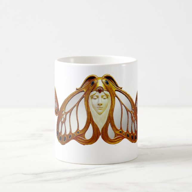MUG ART NOUVEAU FEMME MOTH (Centre)