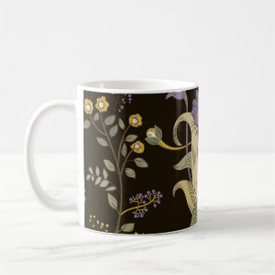 Mug Art Nouveau Floral : Motif Vintage