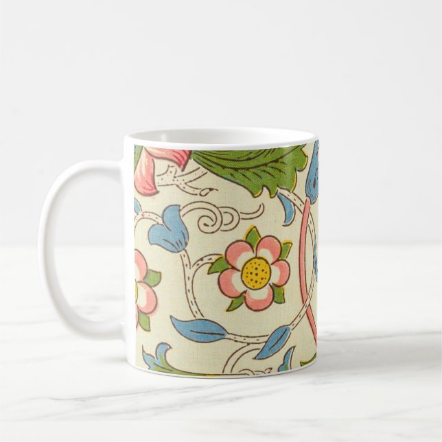 Mug Art nouveau lodden pattern - William Morris (Gauche)