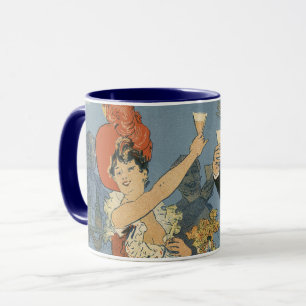 Mug Art Nouveau vintage, Restaurant Taverne Olympia