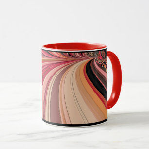 Mug Art numérique abstrait évoquant une sensation de v