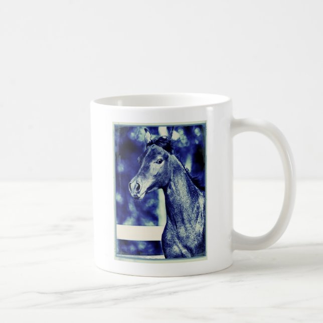Mug Art numérique Bleu Arabe (Droite)