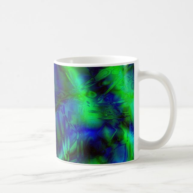 Mug Art numérique Cool Abstrait moderne Motif (Droite)