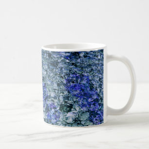 Mug Art numérique d'arrière - plan bleu d'abrégé s