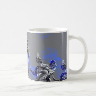Mug Art numérique de sculptures touches de pinceau ble