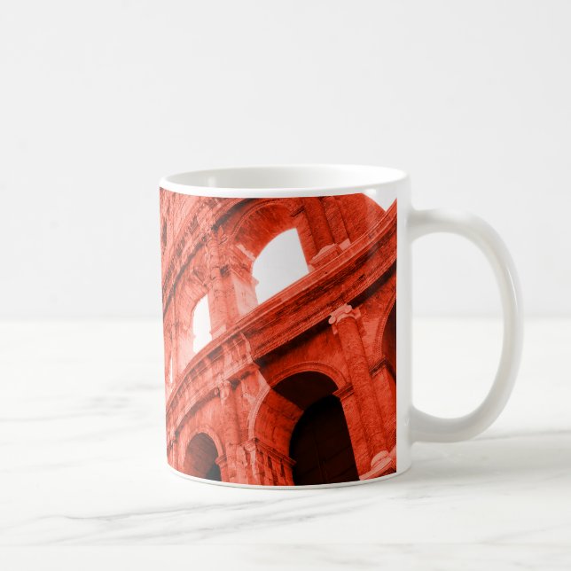 Mug Art numérique du Colisée et statues / sculptures (Droite)