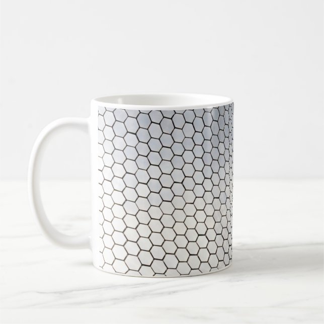 Mug Art octogonal gris (Gauche)