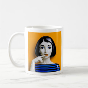 Mug Art orange audacieux
