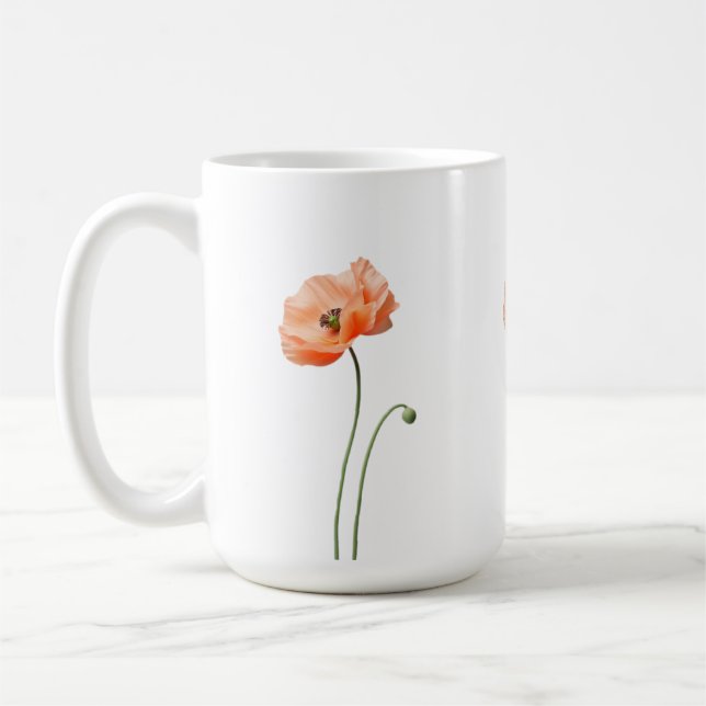 Mug art papillon, liberté fragile, œuvre d'art émotion (Gauche)
