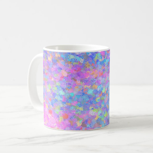 Mug Art point multicolore (Devant gauche)
