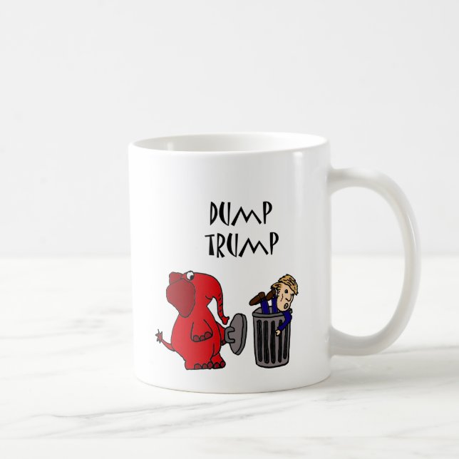 Mug Art politique de bande dessinée d'atout drôle de (Droite)