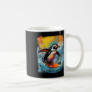 Mug Art Pop Vintage Zoo Oiseau Surf Pingouin
