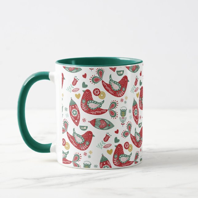 Mug Art populaire scandinave vacances Imprimer (Gauche)