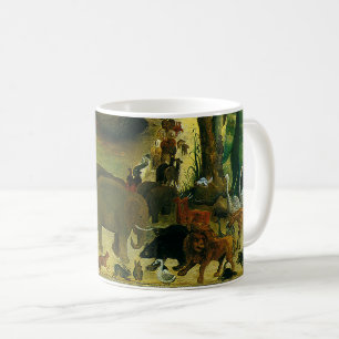 Mug Art populaire victorien vintage, Arche de Noé par 