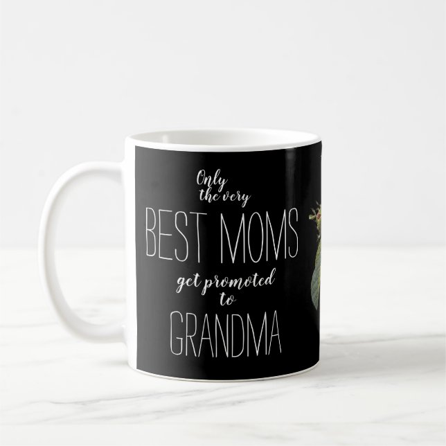 Mug Art rose rose rose rose grossesse noir (Gauche)