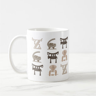 Mug Art symbolique africain moderne contemporain