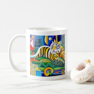 Mug Art Tigre Contemporain - Décor Oeil