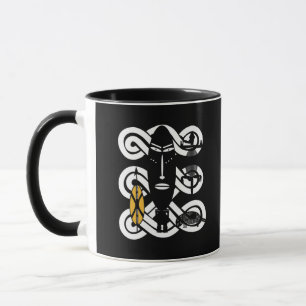Mug Art tribal abstrait contemporain africain