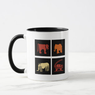 Mug art tribal africain Abstrait
