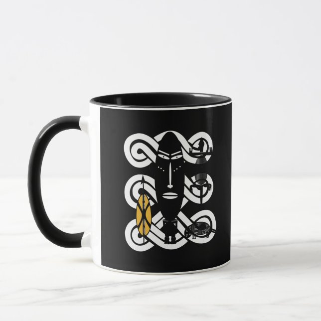 Mug art tribal africain Abstrait (Gauche)