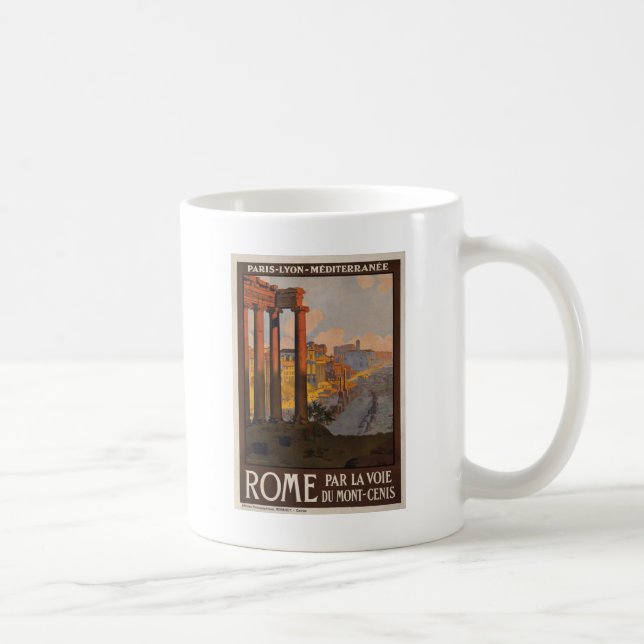 Mug Art vintage de Rome (Droite)