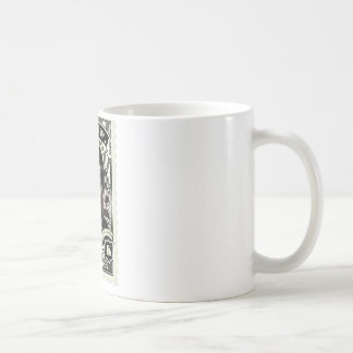 Mug Art vintage de timbre de John F. Kennedy