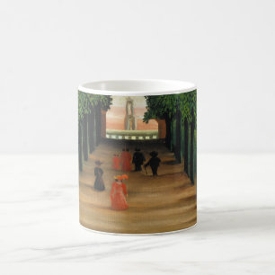 Mug Art vintage du parc aux arbres verts de Paris par