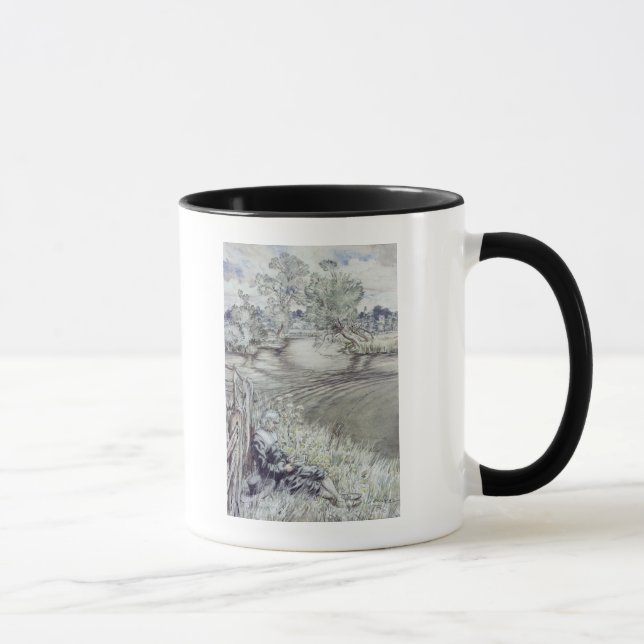 Mug Arthur Rackham |Izaak Walton reposant contre un F (Droite)