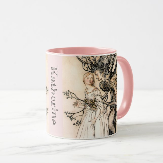 Mug Arthur Rackham, une vieille femme dans le bois (Devant droit)