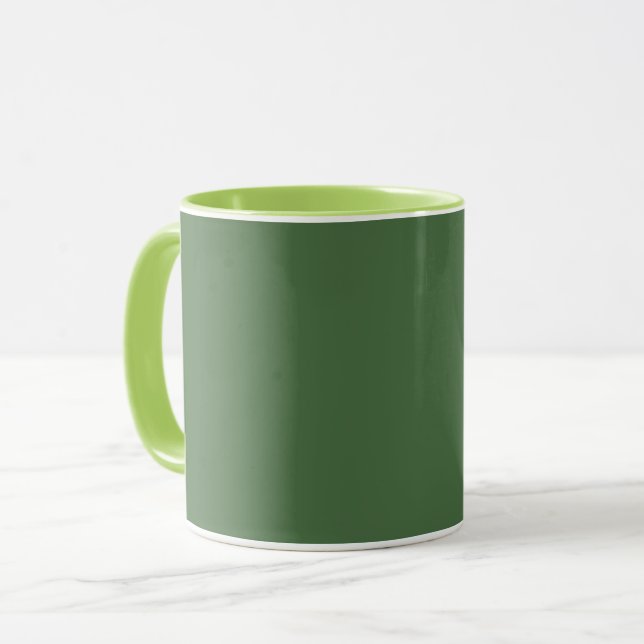 Mug Artichoke vert (couleur solide) (Devant gauche)