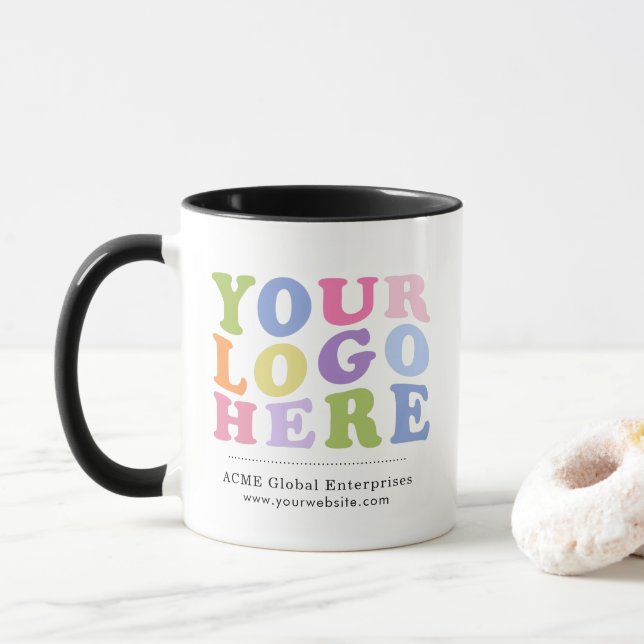 Mug Articles promotionnels Pas de minimum, Ajouter vot (Avec donut)