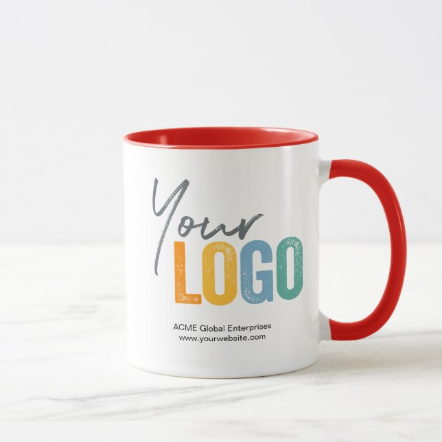 Mug Articles promotionnels Pas de minimum, Logo Couleu (Droite)