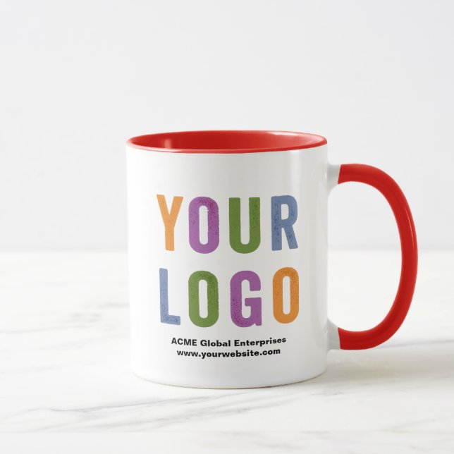 Mug Articles promotionnels Pas de minimum, Logo Couleu (Droite)