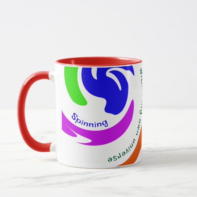 Mug Artiste Abstrait de couleur exceptionnelle personn (Gauche)
