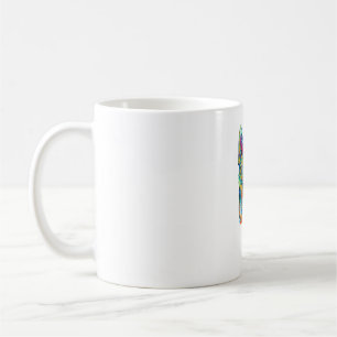 Mug Artiste berger allemand coloré par Sharon Cumming