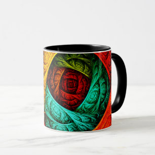 Mug Artiste coloré moderne Art Abstrait Motif #09