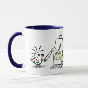 Mug ARTISTE DE COUPE DE FROMAGE par Jeff Willis Art