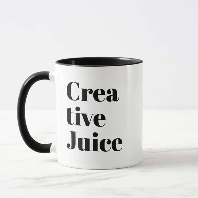 Mug Artiste de jus créatif, écrivains, concepteurs, in (Gauche)