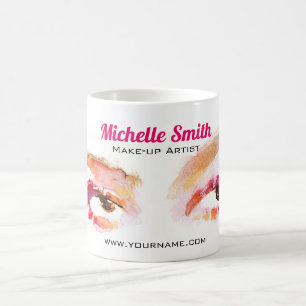 Mug Artiste de maquillage oculaire rose Brown