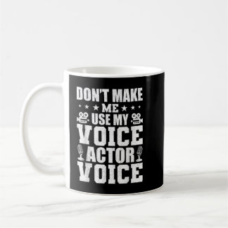 Mug Artiste de voix-over Actrice de voix par action 
