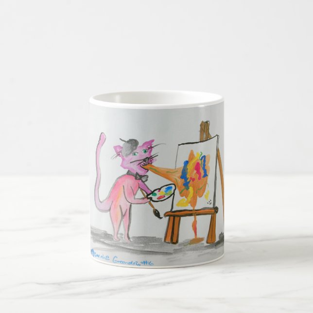 Mug Artiste de vomi de chat (Centre)