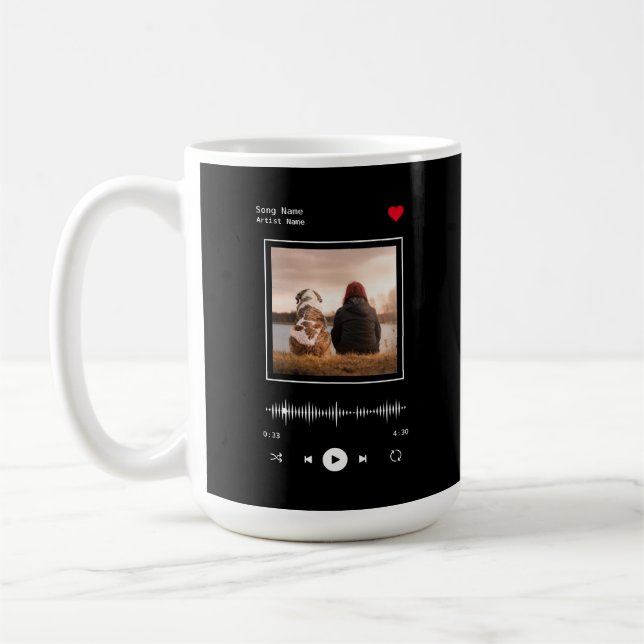 Mug Artiste et chansons du Lecteur de musique Photo pe (Gauche)