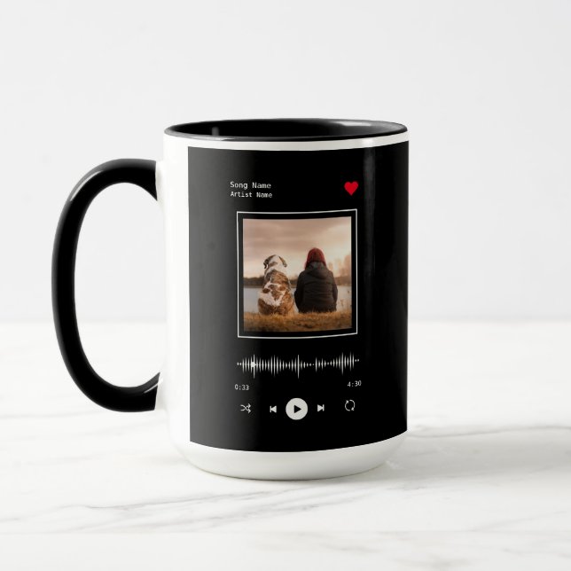 Mug Artiste et chansons du Lecteur de musique Photo pe (Gauche)