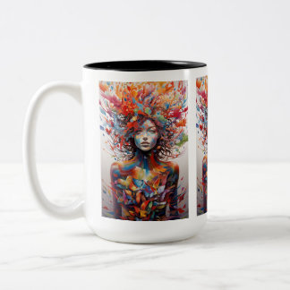 Mug Artistique Féminine ! Café "Telekinetics" 15oz